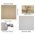 X Autohaux Suede Headliner Fabric 55 Length 60 Width Foam Backed For Car Truck Rv Suv Interior Trim Protect Aging Broken Faded