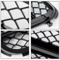 Topteng Amg Front Bumper Grille Grill With Ledemblem Fit For Benz W204 C-class 2008-2014 Style Doesn T C63
