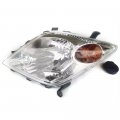 Ensyusuma For 2004 2005scion Xa Headlight Assembly Left Driver Side Headlamp Chrome Housing Clear Lenss Halogen 8110552450 