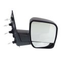 Passenger Side Door Mirror Ford E150 E350 Club Wagon 2003 2004 Manual Black Dual Glass Replacement For Fo1321253 3c2z-17682-faa 