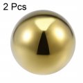 Uxcell 80mm Dia 201 Stainless Steel Hollow Cap Ball Spheres For Handrail Stair Newel Post Gold Tone 2pcs