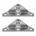 Red Hound Auto 2 Ball Stud Mounting Brackets 10mm For Gas Prop Strut Spring Lift Rv Camper Toolbox Tonneau Covers Cabinets And 