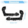 X Autohaux 1 Pair Front Bumper Mounting Support Bracket For Toyota Corolla Le Xle 2019 2020 2021 52116-02460 52115-02480 Left