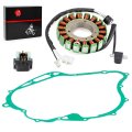 Stator And Relay Gasket For Yamaha V Star 1100 Xvs1100 Classic Custom Silverado 1999 2002 5el-81410-01-00 5el-15451-00-00