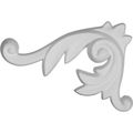 Ekena Millwork Onl063x04x01ox-l 1 8-inch W X 4 3 4-inch H 5 P Oxford Onlay Left 