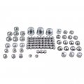 Httmt- 87pc Chrome Bolt Cap Dress For 00-06 H-dy Softail Engine Misc Nut Cover 