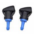 1pair Front Windshield Washer Nozzle Fit For Dodge Chrysler 200 Avenger Challenger 2011-14 Replace 68024312ab