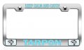 Keep Calm And Catch Tarpon Fishing Fisherman Ch Steel Auto Suv License Plate Frame Tag Holder 