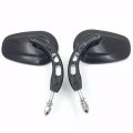 Smt-black Big Side Mirrors With Hollow-out Stem Compatible 1982-later All Models Except Vrscf 2014-later Flhtkse Flhrse6 Flhr