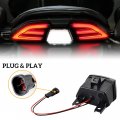 Smoked Black Led Tail Light For Can Am Spyder F3 All Models Rear Taillight Reverse Assembly Waterproof Utv Accessories 1 Piece