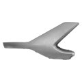 Front Lower Bumper Molding For Hyundai Santa Fe 2019 2020 2021 2022 Passenger Side Light Gray Textured Plastic Se Model 