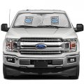 Ipick Image For Ford Built-ford-tough Universal Fit 34 W X 30 L Dual Panels Easy Folding Windshield Sun Shade