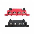12v 250a 4 Posts 3 8 Red Black Pair Busbar Bus Bar Power Distribution Block With Cover Ul 94 Hb 