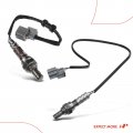A-premium O2 Oxygen Sensor Compatible With Honda Civic Del Sol 1996-1997 1 6l Upstream And Downstream 2-pc Set Replace