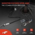 A-premium O2 Oxygen Sensor Compatible With Honda Civic Del Sol 1996-1997 1 6l Upstream And Downstream 2-pc Set Replace
