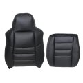 Secos Driver Bottom Back Replacement Seat Cover Black For F250 F350 F450 F550 Lariat Super Duty Xlt 2002 2003 2004 2005 2006 