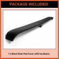 Ecotric New Black Dashpad Cover Compatible With 1973-1979 Ford F100 F150 F250 F350 Bronco Dash Pad Molded Complete Plastic