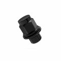 24pcs Black Mag Style Lug Nuts 12x1 5 Thread Size 1 Inch Length Installs With 21mm Or 13 16 Hex Socket