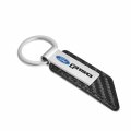 Ipick Image Compatible With Ford F-150 2015 Up Carbon Fiber Texture Black Pu Leather Strap Key Chain