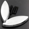 Hongk- Mirror Block Off Base Compatible With 2006-2009 Kawasaki Ninja Zx-14 Zx-14r Zx1400 Chrome B01bw4mtba