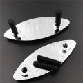 Hongk- Mirror Block Off Base Compatible With 2006-2009 Kawasaki Ninja Zx-14 Zx-14r Zx1400 Chrome B01bw4mtba