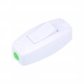 Inline Cord Switch Ac250v 16a On-off Spst Control Feed-through Rocker For Bedroom Lamp Desk Light White 