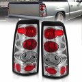 Amerilite Chrome Replacement Brake Tail Lights Set For Chevy Silverado Gmc Sierra Passenger And Driver Side