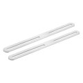 2pcs Adjustable Flat Mending Plate Support With Slot 11 02 X 0 94 Inch Stainless Steel Slotted Straight Brace Brackets For 