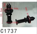 Autobahn88 Front Bumper Push-type Clip Compatible With Honda Oem 91503shja01 Pack Of 20