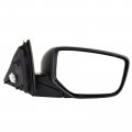 Black Right Side View Mirror Manual Folding Non-heated Fits For 2008 2009 2010 2011 2012 Honda Accord 2-door Coupe Only 