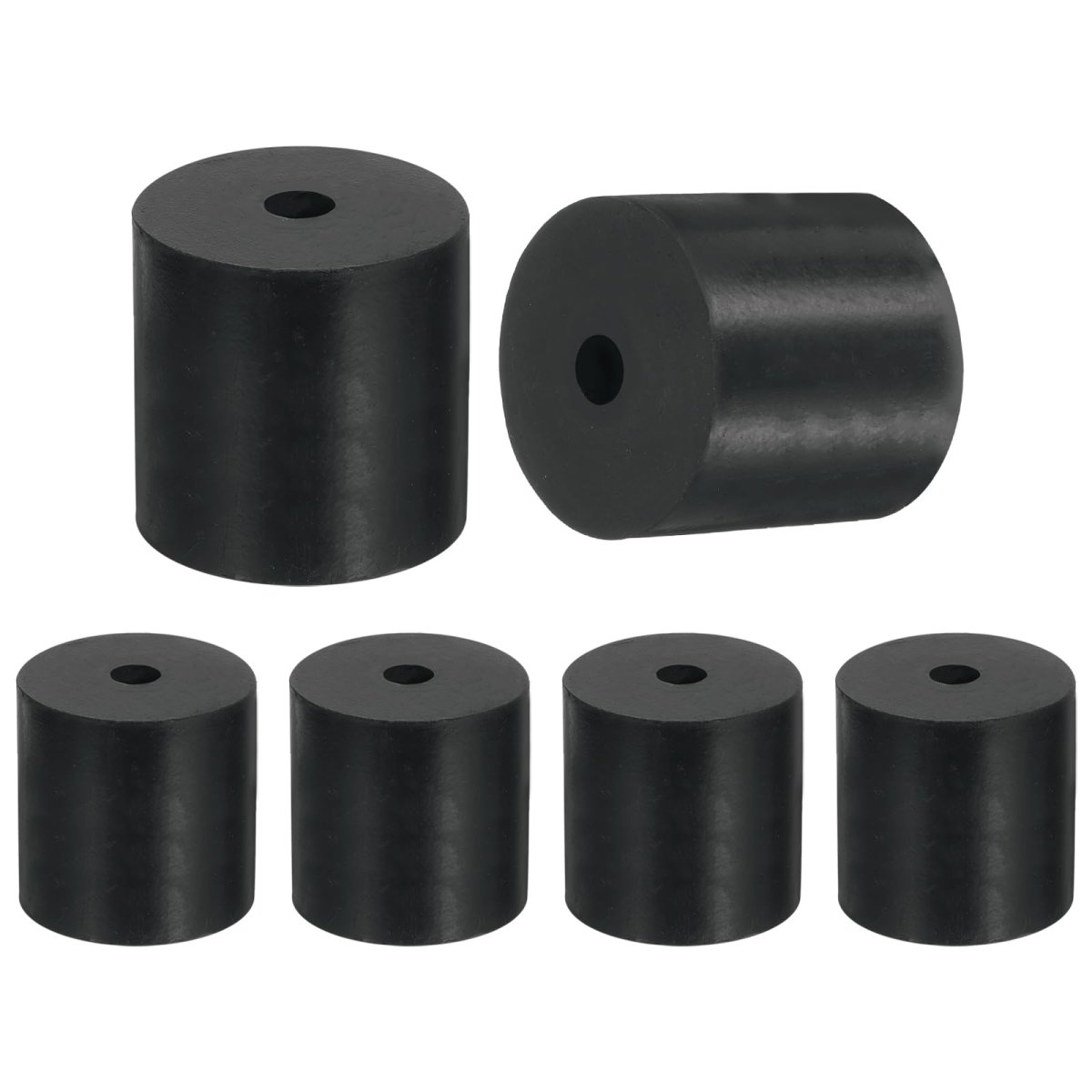6 Pcs Multi Purpose Rubber Spacer 0 5 Od X 2 Id Thickness Anti-vibration Isolation Bushings Grommets Spacers Washers For Home