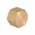 Uxcell G1 4 Pipe Fitting Cap Brass Hex Female Thread Hose Connector For Garden And Outdoor Water Pipes Nozzle Joints 4pcs