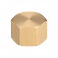 Uxcell G1 4 Pipe Fitting Cap Brass Hex Female Thread Hose Connector For Garden And Outdoor Water Pipes Nozzle Joints 4pcs