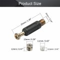 Mromax 20sets 3-in-1 Metal Furniture Connecting Kit 15mm Od Cam Fitting 6x35mm Dowel Screws 11mm Pre-inserted Nut For Wardrobe