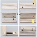 Mromax 20sets 3-in-1 Metal Furniture Connecting Kit 15mm Od Cam Fitting 6x35mm Dowel Screws 11mm Pre-inserted Nut For Wardrobe