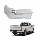 Chrome Rear Bumper Face Bar Left Side Replacement For F250 F350 Super Duty 2017-2022 Fo1102386 Without Parking Aid Sensor Holes 