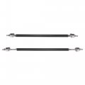 X Autohaux 2pcs 11 -13 Car Adjustable Front Bumper Lip Splitter Strut Tie Rod Bar Universal Black Carbon Fiber Pattern