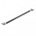 X Autohaux 2pcs 11 -13 Car Adjustable Front Bumper Lip Splitter Strut Tie Rod Bar Universal Black Carbon Fiber Pattern
