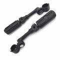 Xkh Group Motorcycle Black Long Angled Adjustable Highway Peg Mounting Kit Skull Footrest For V-star Roadstar Suzuki Boulevard