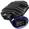 Dc 12v 6 Pin Voltage Regulator Rectifier For Kawasaki Klf220a Bayou 220 Kl600 Kl650 Vn700 Vulcan 700 Replaces 21066-1038 Vr083