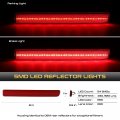 Vipmotoz 2in1 Led Rear Drl Reflector Tail Brake Lights Lamps Compatible With 2005-2009 Land Rover Lr3 10-16 Lr4 10-13 Range