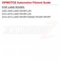 Vipmotoz 2in1 Led Rear Drl Reflector Tail Brake Lights Lamps Compatible With 2005-2009 Land Rover Lr3 10-16 Lr4 10-13 Range