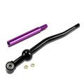Auto Dynasty For Civic Del Sol Crx Integra Double Bend Short Throw Shifter Black 3 75 Inches Extension Kit Purple 