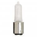 Satco S1919 75 Watt T4 Halogen Frost Dc Bay Base 120 Volts Pack Of 6 