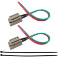 2 Pack Distributor Pigtail Wire Harness Tachometer Pigtails 12v Power Tach Connector Plug For Rv C-hevy G M Hei 170072