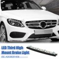 X Autohaux High Level Third Rear Brake Stop Light A2038201456 For Mercedes Benz C-class W203 Saloon Sedan Only 2001-2007 Black