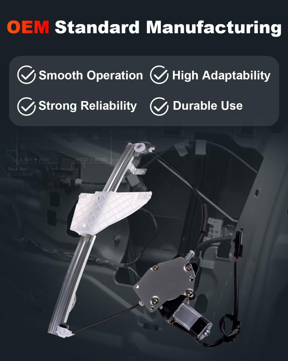 Rear Right Power Window Regulator With Motor For 2001 2002 2003 2004 Jeep Grand Cherokee 741 375 55363284aa 55363284ab