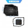 Uxcell 1 Set Transmission Oil Pan With Filter And Gasket No 68059549aa 52852912ac For Chrysler 300 Dodge Challenge