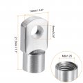 Uxcell Gas Spring Strut M8 Joint Fitting Female Threaded Connectors Steel Silver Tone 6pcs
