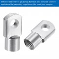 Uxcell Gas Spring Strut M8 Joint Fitting Female Threaded Connectors Steel Silver Tone 6pcs